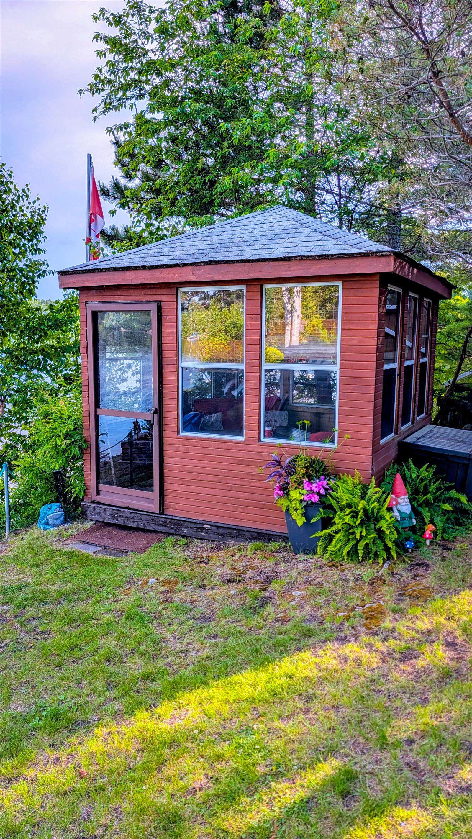 The Tax Gazebo — a lakeside gazebo in Northern Ontario